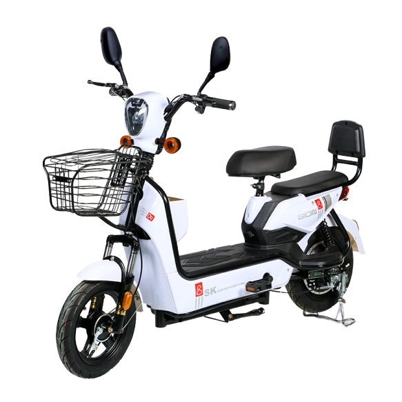 Support Customizable Color Electric Bike Lead Acid Battery 3 Speed Fast 14-inch Tire Electric Bike for Sale City E-bike Adult