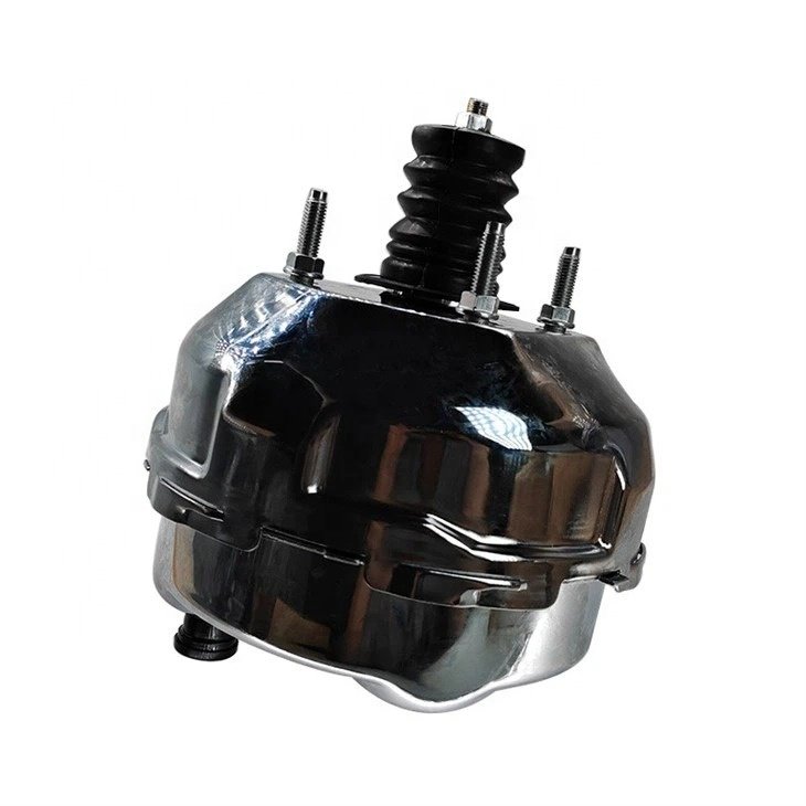 Brake Booster Master Cylinder Assembly for Chrome Single Diaphragm Bore Aluminium 4 Ports Chevrolet Corvette C3