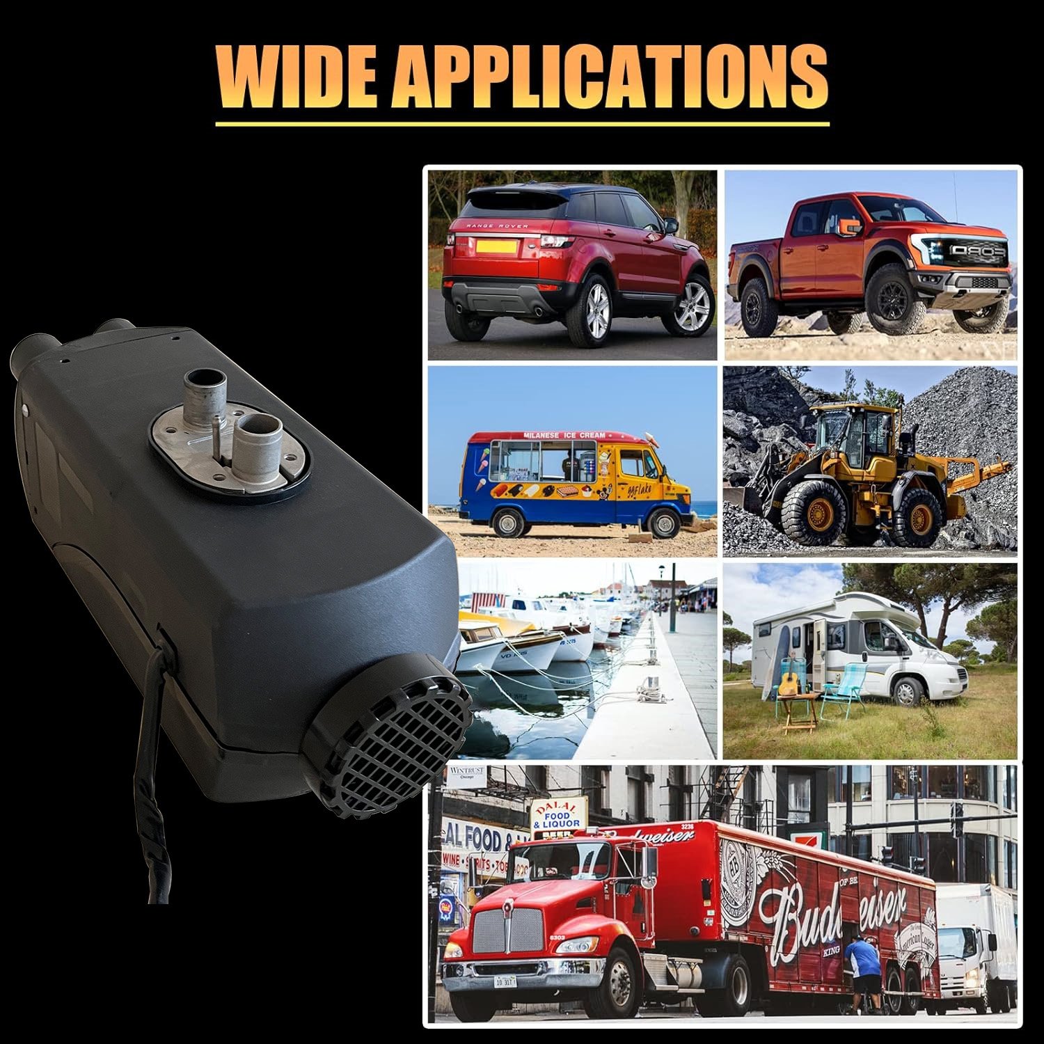 Electric Parking Fuel Diesel Air Conditioner Heaters Home Hcalory Auto 12v 24v 2kw 5kw 8kw