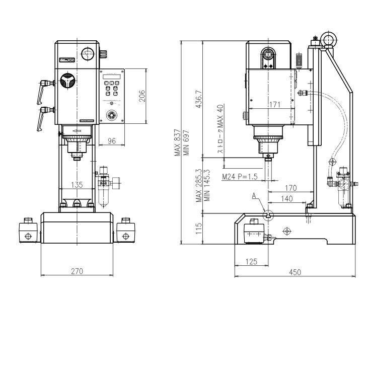 Shoe Steel Ice Skate Vertical Self Piercing Solid Bench Top Cap Rivet Press Automatic Leather Silver Bimetal Riveting Machine