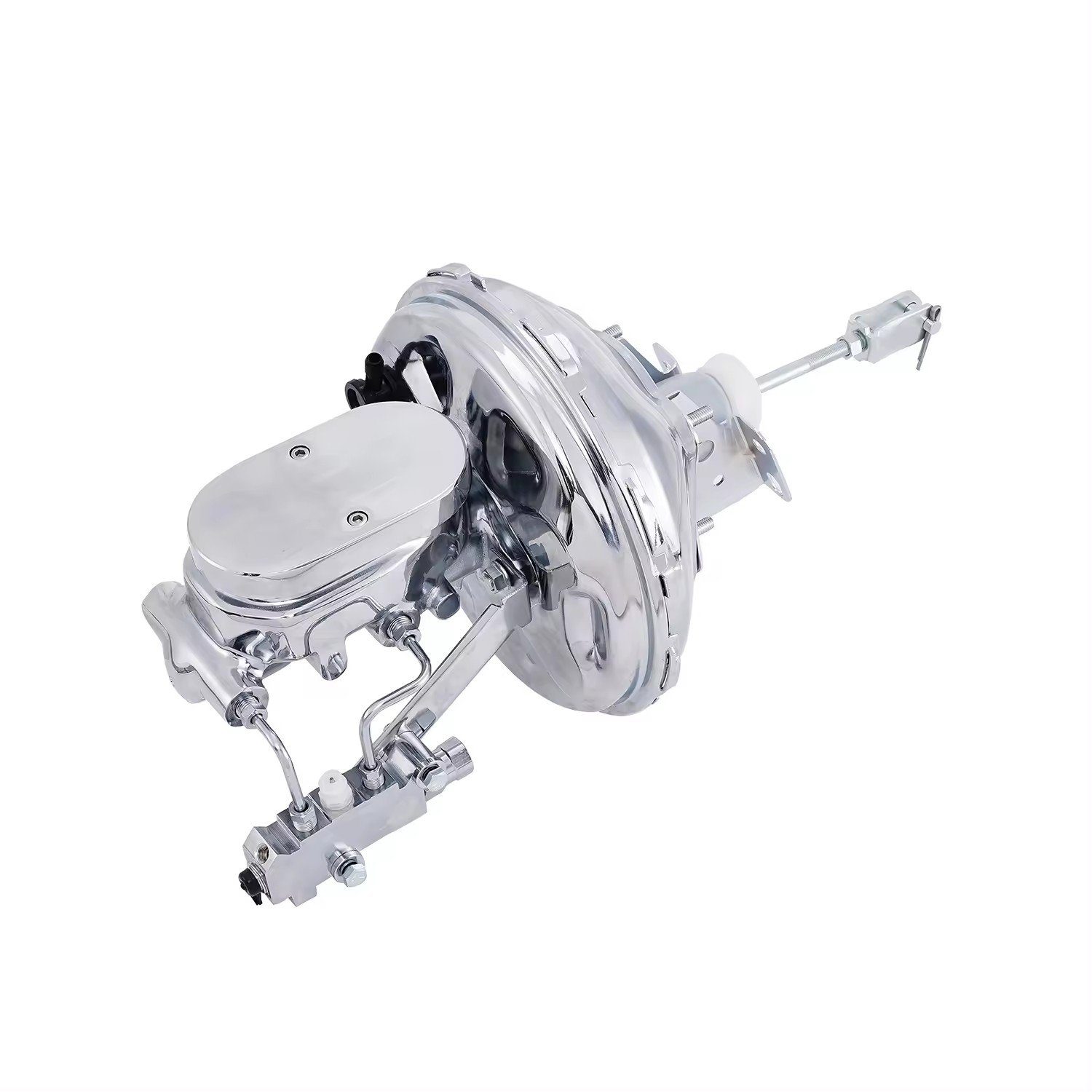 11 Inch Chrome Brake Booster Conversion Kit Brake Booster, Master & Valve Kit for 1964-1972 GM A, F, or X Body