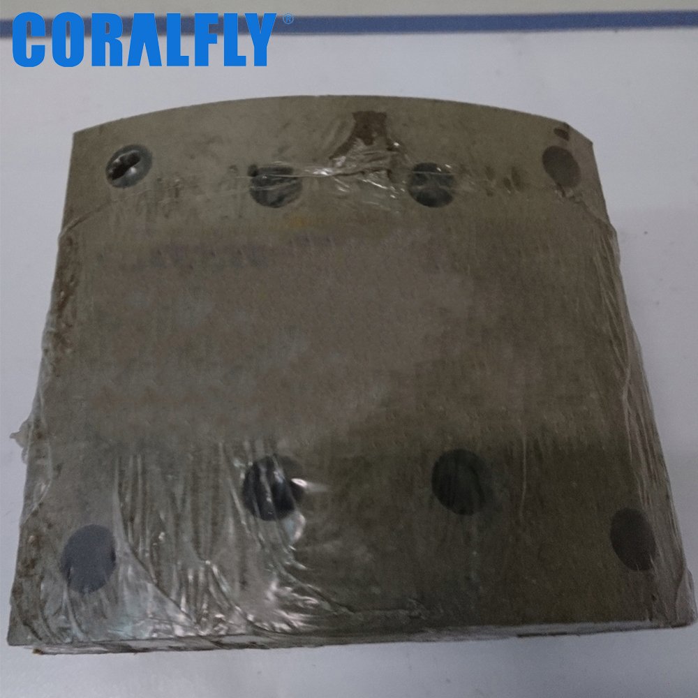 Coralfly Brake Shoe Lining 19494 Truck Shoe Brake Lining for Mercedes benz 3464235810 6214210910 3604231910 6174234811