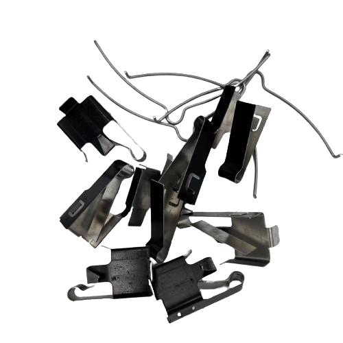 D824 Auto Brake Accessories Brake Pad Clips With NBR Coating Stainless Steel Brake Pad Repairing Kits