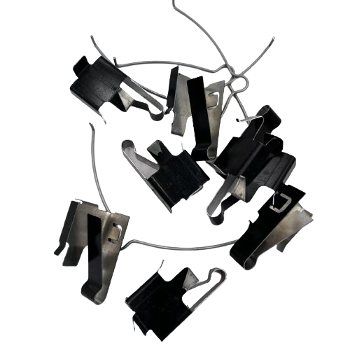 D824 Auto Brake Accessories Brake Pad Clips With NBR Coating Stainless Steel Brake Pad Repairing Kits