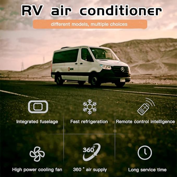 JP 9000BTU 220v Auto Roof Mounted air Conditioner Rv Electric Car Truck air Conditioner