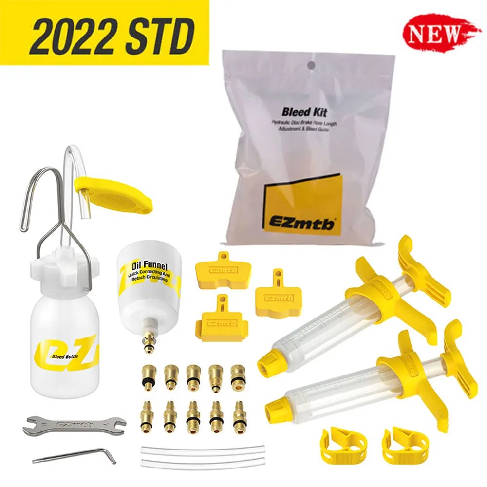 Bicycle Hydraulic Disc Brake Oil Bleed Kit Tools Ezmtb PRO for SHIMANO, SRAM, Avid, MAGURA Road MTB Bike Repair Tool