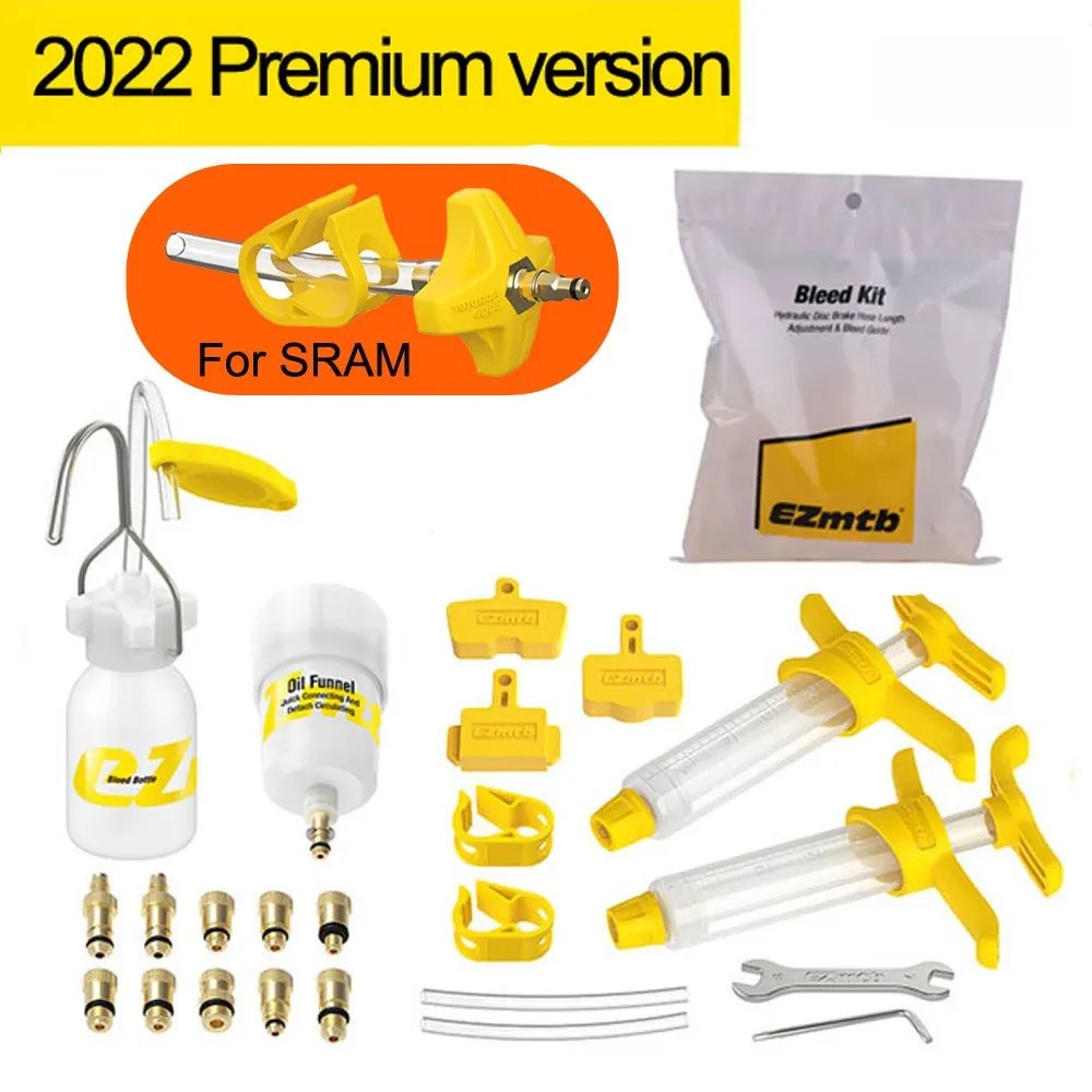 Bicycle Hydraulic Disc Brake Oil Bleed Kit Tools Ezmtb PRO for SHIMANO, SRAM, Avid, MAGURA Road MTB Bike Repair Tool
