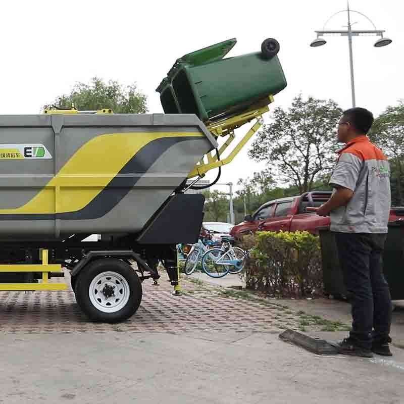 Baiyi L35 Huge Capacity 3.5CBM Electric Electric Waste Collection Vehicles