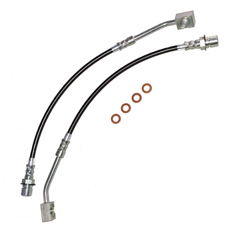 Durability Abrasion Resistance Stainless Steel Braided Brake Hose Line Kits with PTFE for BMW 1 Series E82 135i M Sport 2007