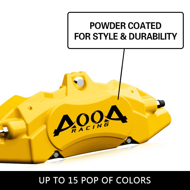 AOOA RACING Factory Directly Supply Caliper Cover Brake Brake Caliper Cover Metal Caliper Covers