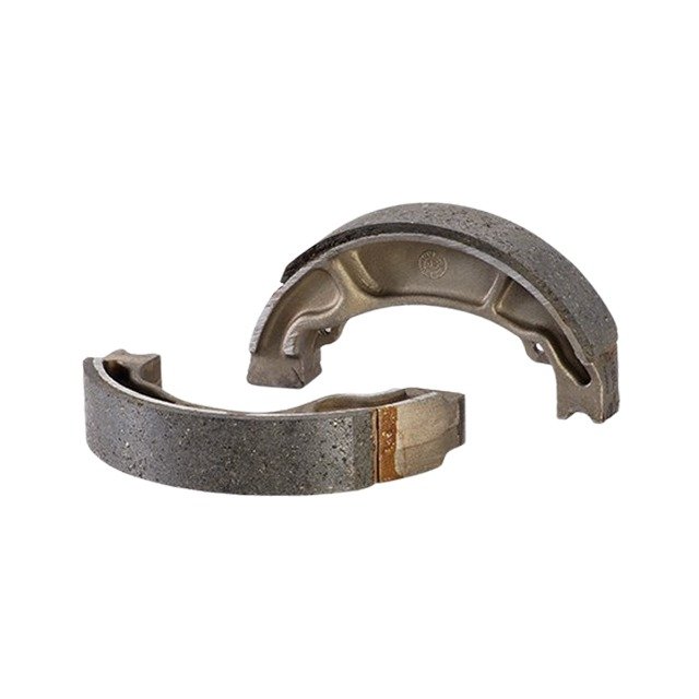 2-Wheeler Motorcycle Brake Shoe Assembly Long-lasting Non-Abestos Product