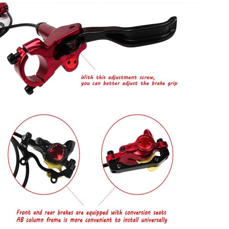 ZOOM HB875 MTB Bike Hydraulic Disc Brake Set 800/1400mm Left Front Right Rear Mountain Bicycle Oil Pressure Disc Brake Set