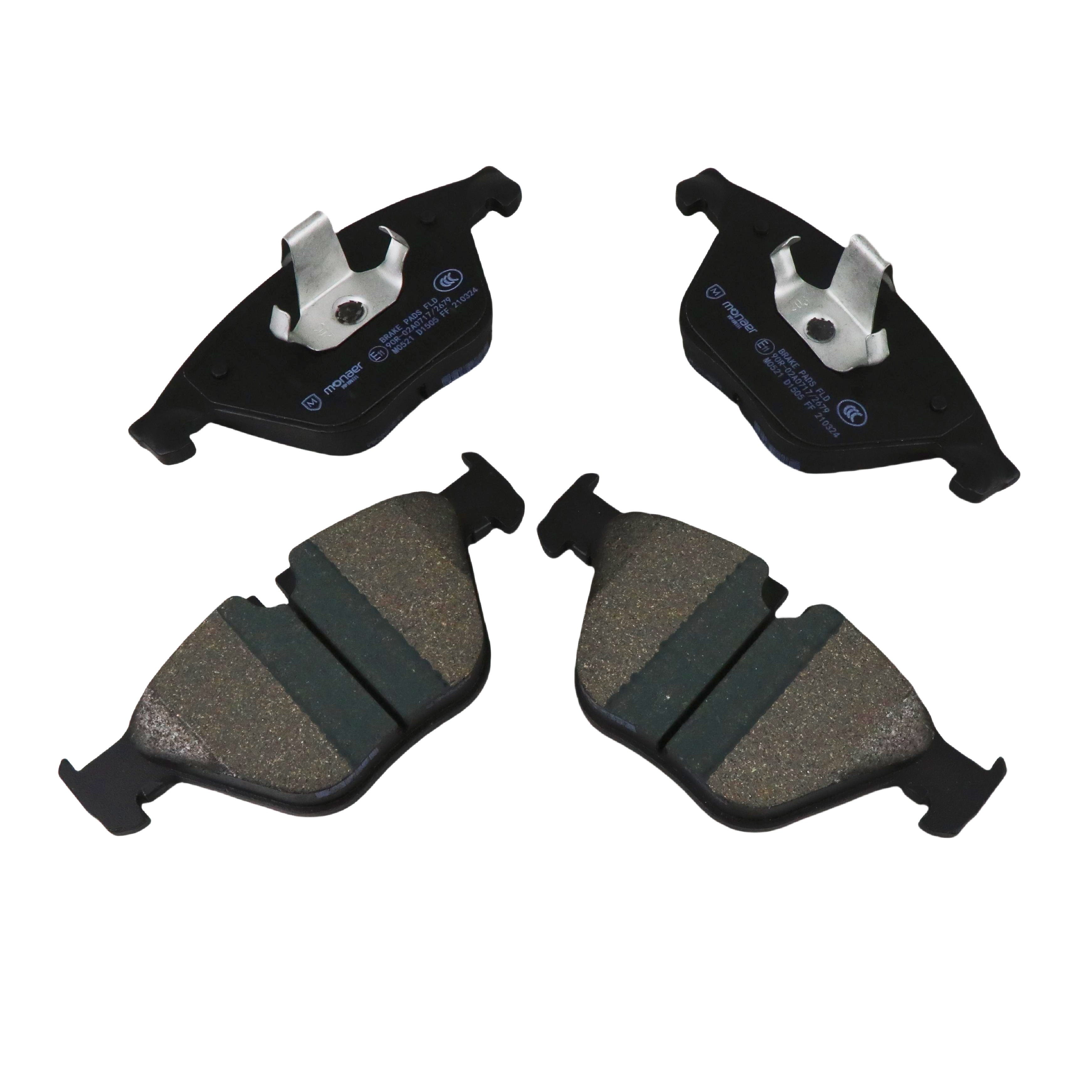 M0521 Brake Discs D1505 High Quality Ceramic/Low-Metallic Brake Pads for BMW