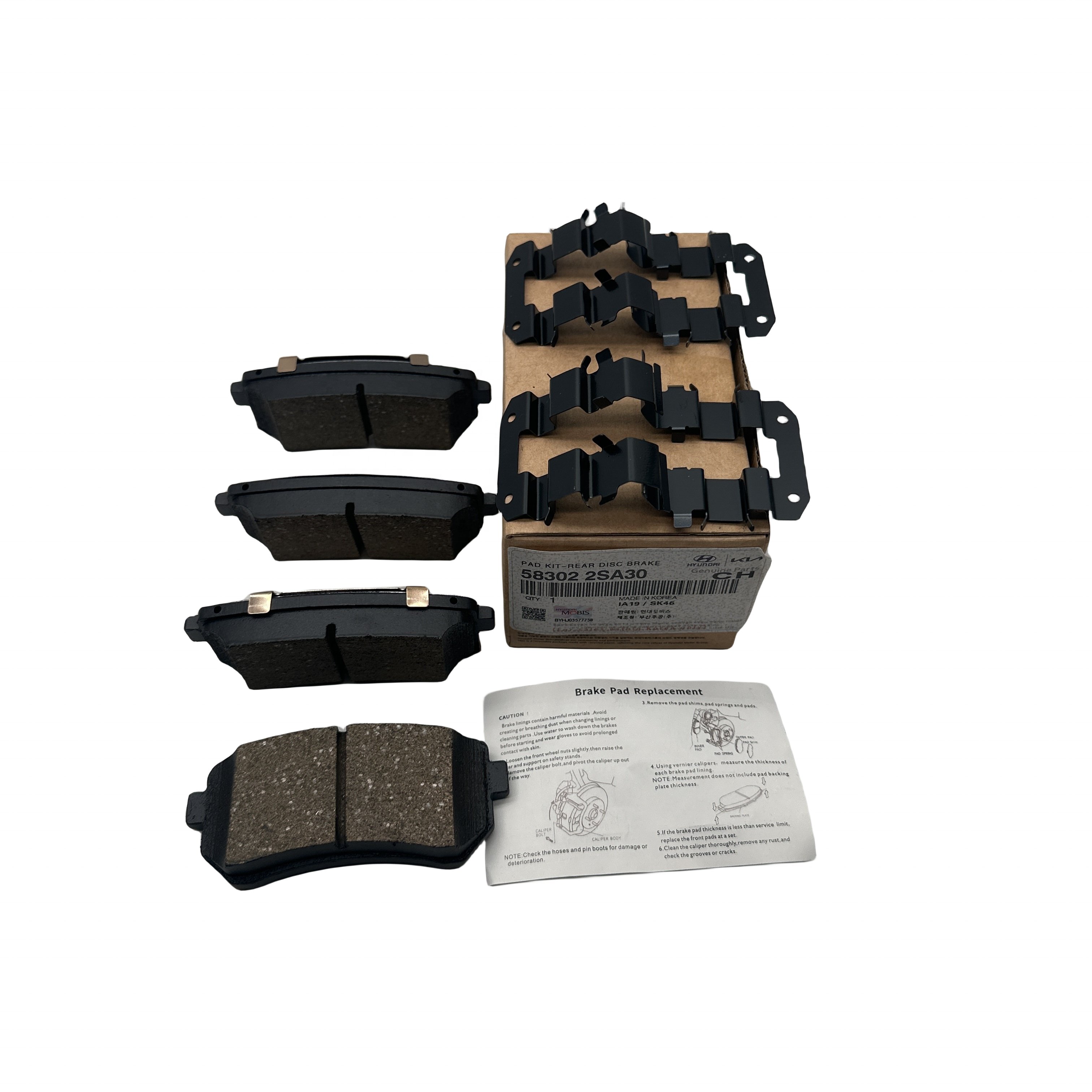 58302-2SA30 Rear Disc Brake Friction Block Kit Highly Wear-resistant Modern Brake Pads 583022SA30