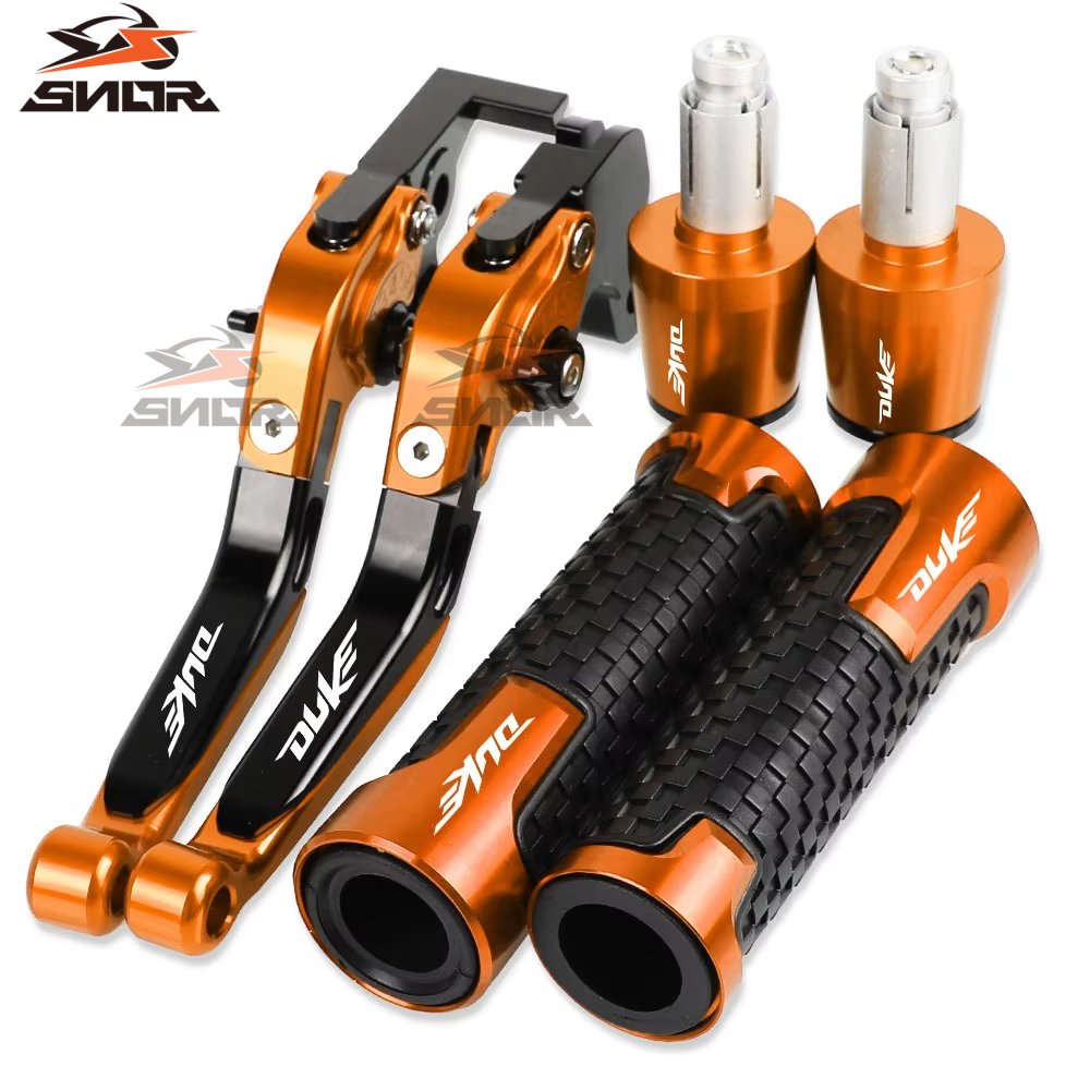 CNSNR Factory Price Universal 3 in 1 Set Kits Motorcycle Adjustable Brake Clutch Lever Grip Motorcycle End bar Hot Sale