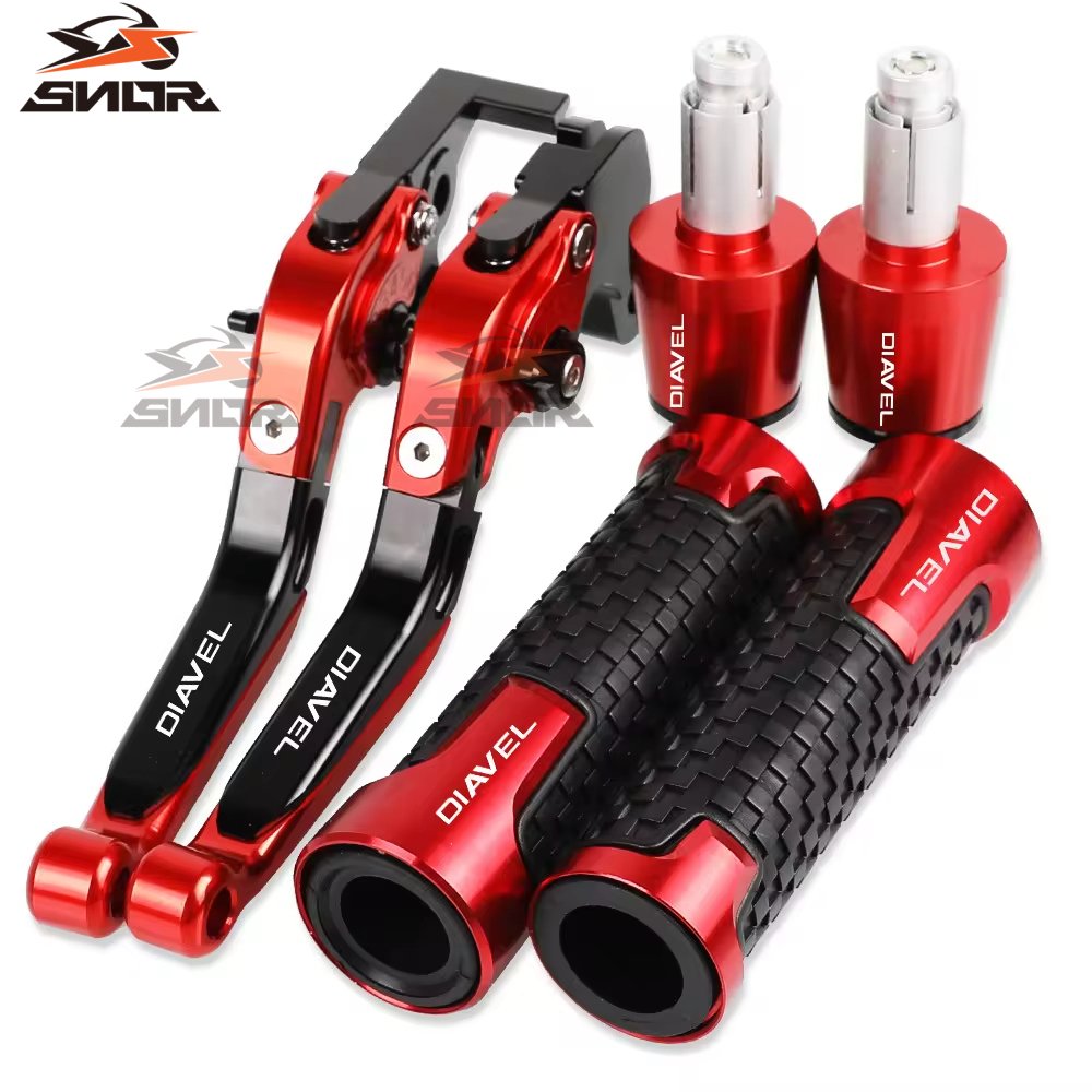 CNSNR Factory Price Universal 3 in 1 Set Kits Motorcycle Adjustable Brake Clutch Lever Grip Motorcycle End bar Hot Sale