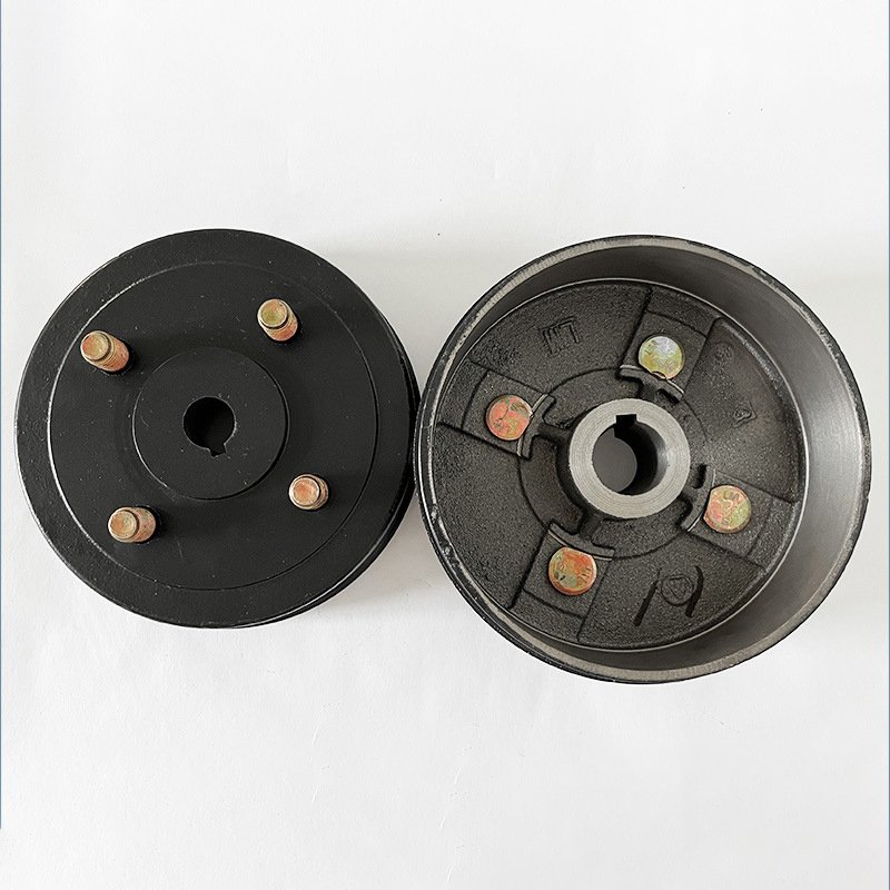Four Holes and Five Holes Are Complete 130/160/180/200/220 Brake Drum Rear Wheel of a Tricycle Assembly Pads Press