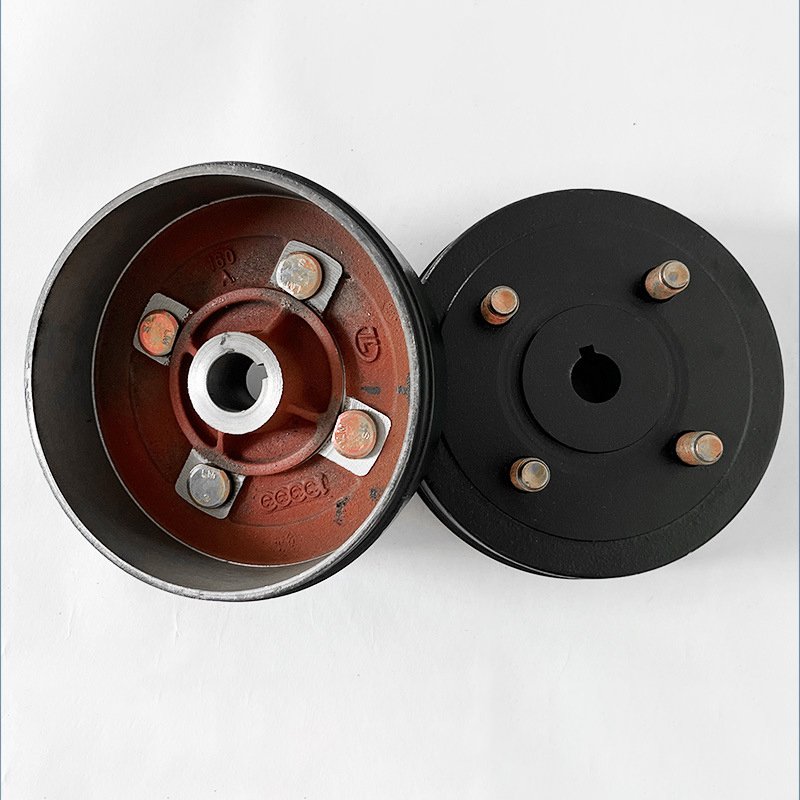 Four Holes and Five Holes Are Complete 130/160/180/200/220 Brake Drum Rear Wheel of a Tricycle Assembly Pads Press