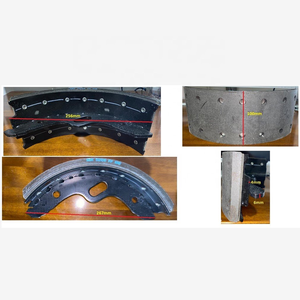 47410EV240 47410EV230 Rear Brake Shoe S4605-EV080 for HINO 500 FG HINO FD8J