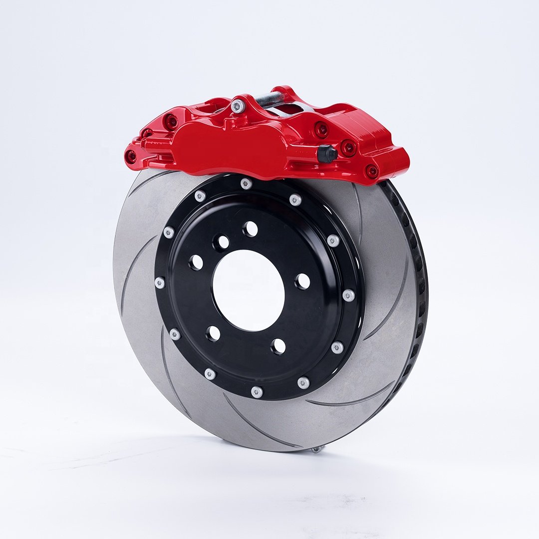 High Performance 4 Pot 5200 Brake Caliper Kit Big Rear Brake System for VW Mk2 Golf Mk5 Mk6 Mk7 GTI R32