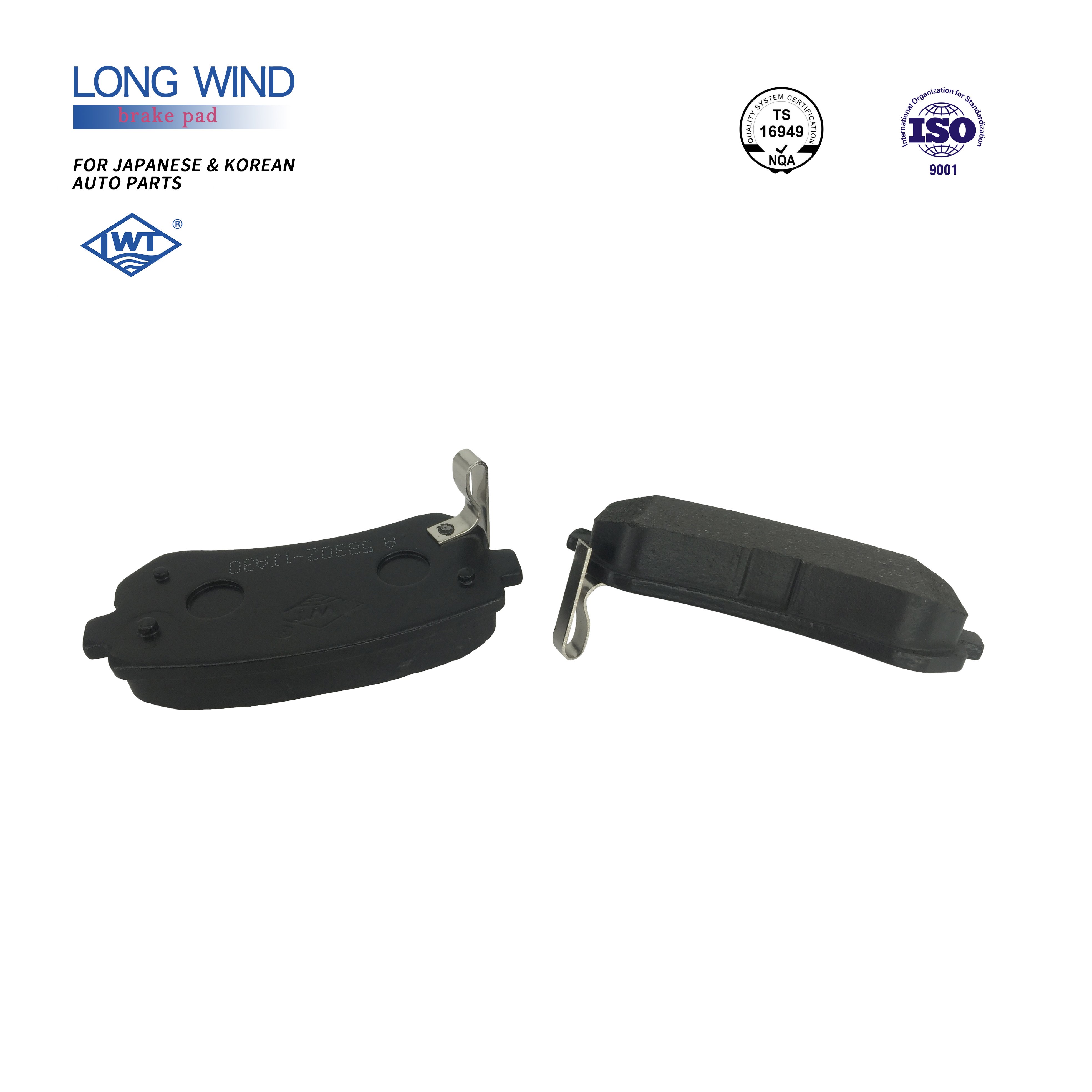 LWT 58302-1JA30 Rear Brake Pads for hyundai Kia ACCENT LC MC M017 I20 PB I30 FD IX35 TUCSON 2004-2016 PICANTO