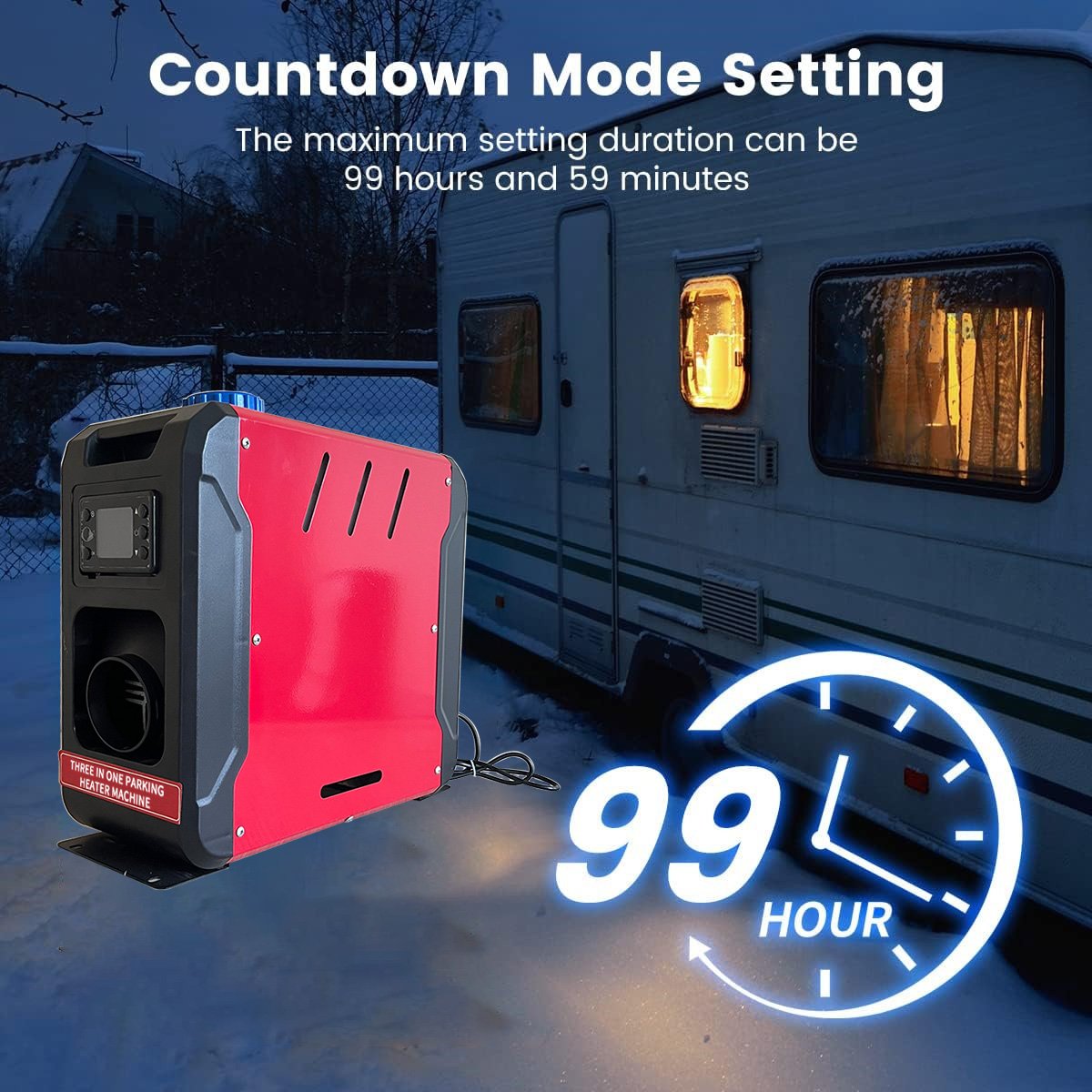 Portable Diesel Heater All-in-One 5kw 12v Air Park Air Parking Heater 12v 2kw 5kw Diesel Parking Heaters
