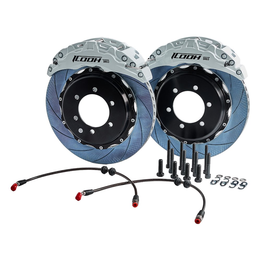 ICOOH Racing DR6 Modified Brake Caliper Kit 6 Pot 17/18 Inch Front Wheel for Toyota Tundra 2014+