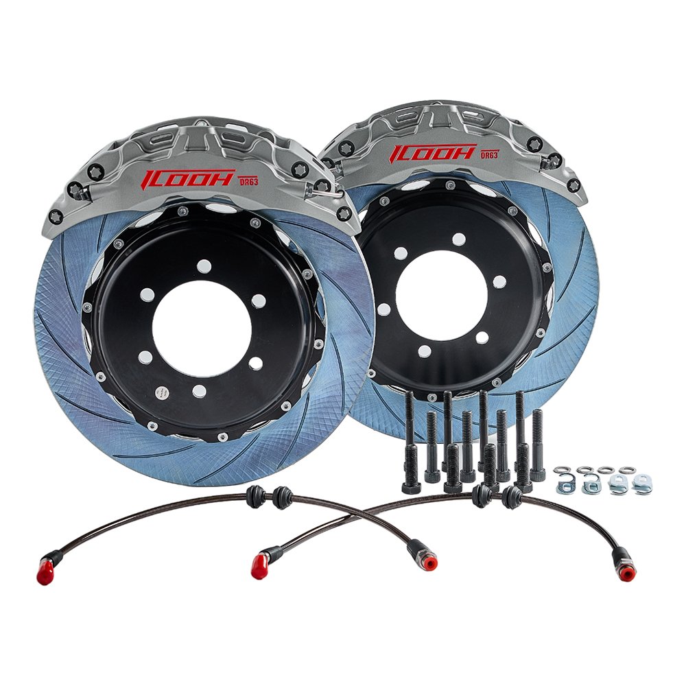 ICOOH Racing DR6 Modified Brake Caliper Kit 6 Pot 17/18 Inch Front Wheel for Toyota Tundra 2014+