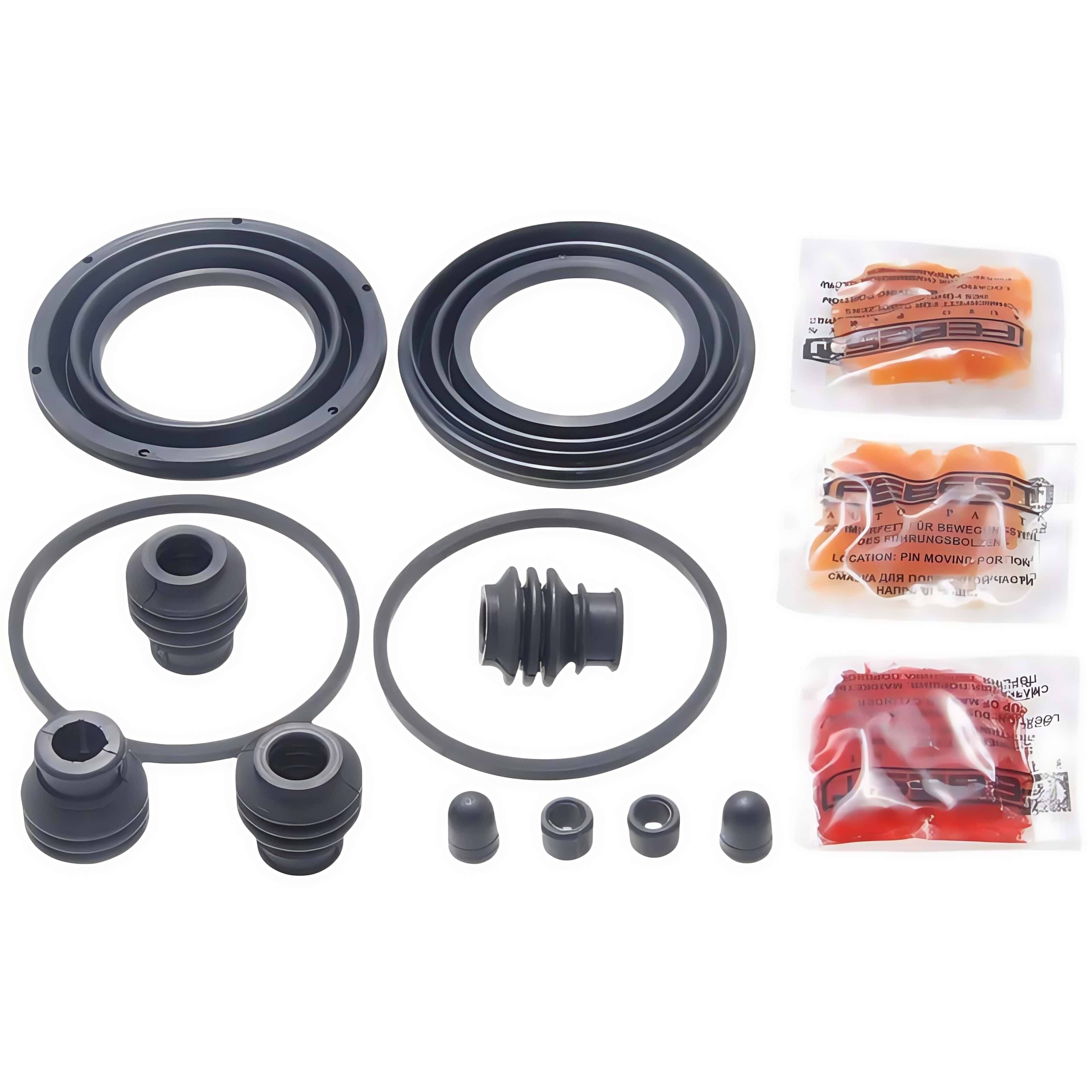 Automotive Parts Disc Brake Seal Kit for Nissan Navara D40T D1120-JR70A Brake Caliper Repair Kit Fits Navara D40 D1120-JR70A