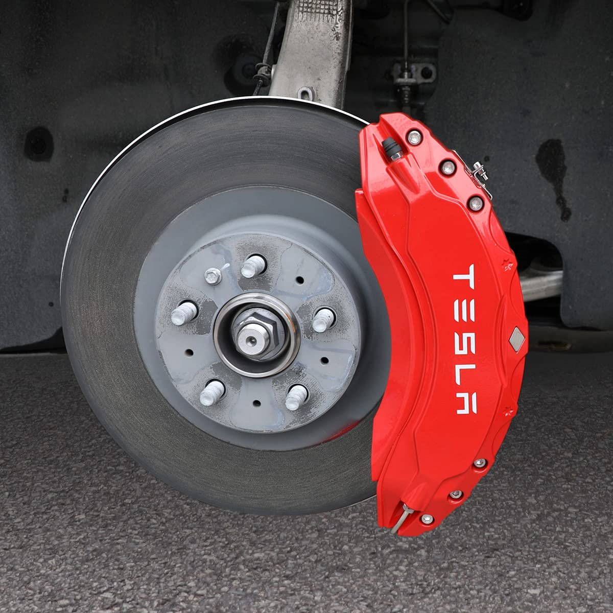 19 Inch Brake Caliper Covers Set of 4 Compatible With Tesla Model 3 Y Accessories