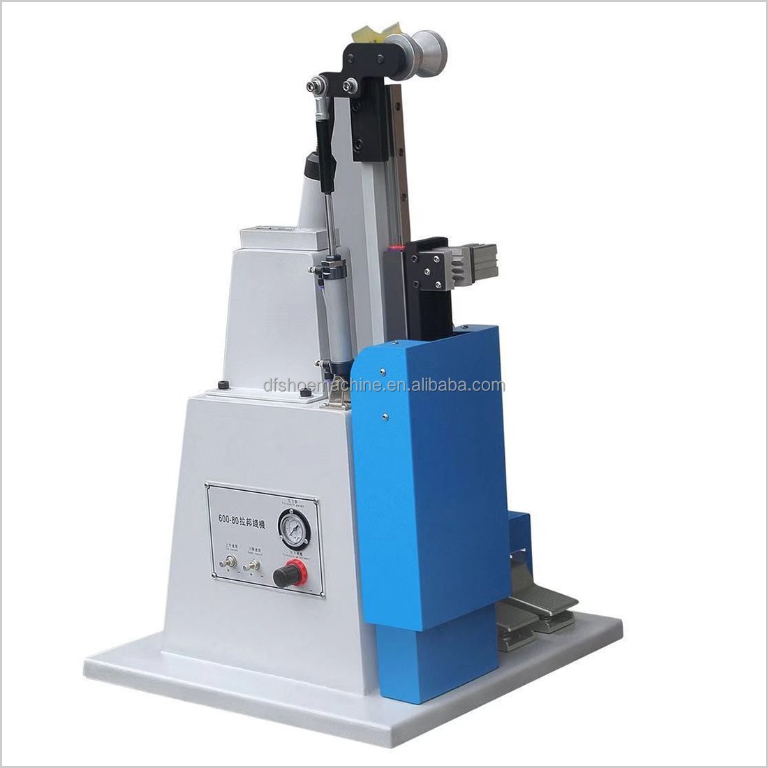 School Sports Kids Brake Leather Shoes Making Manual Toe Side Heel Lasting Machine