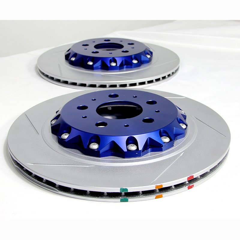 Custom 2 Piece Auto Car High Carbon Alloys Combination Brake Disc for Giulia 952 Rear D*T 350mm*28mm OE# 50543506