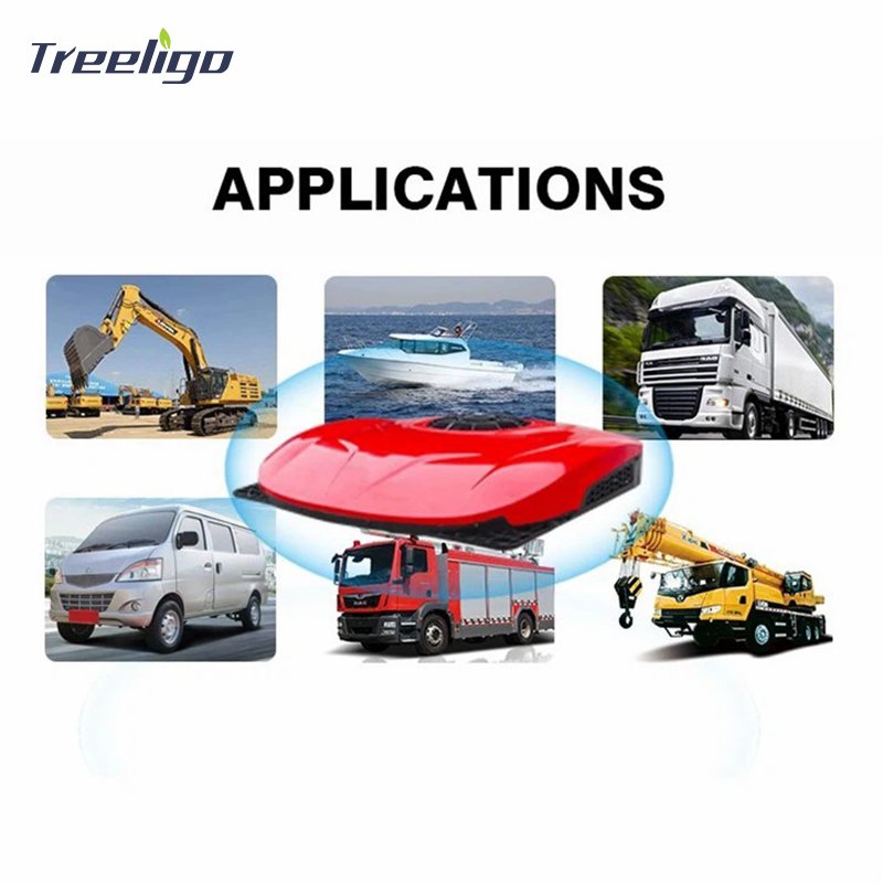 R134a Rooftop Truck Air Conditioner 12v 24v Apu Parking Cooler Car Air Conditioner for Cab Tractor Bus Truck Caravan