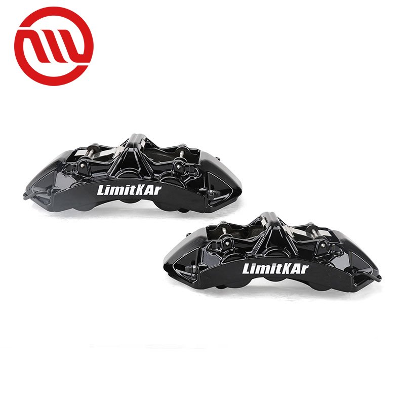 Big Brake Kit GT6 6 Piston Aluminum Brake Caliper Racing Update with Disc Rotors for HONDA Toyota Nissan VW BMW Mazda Lexus