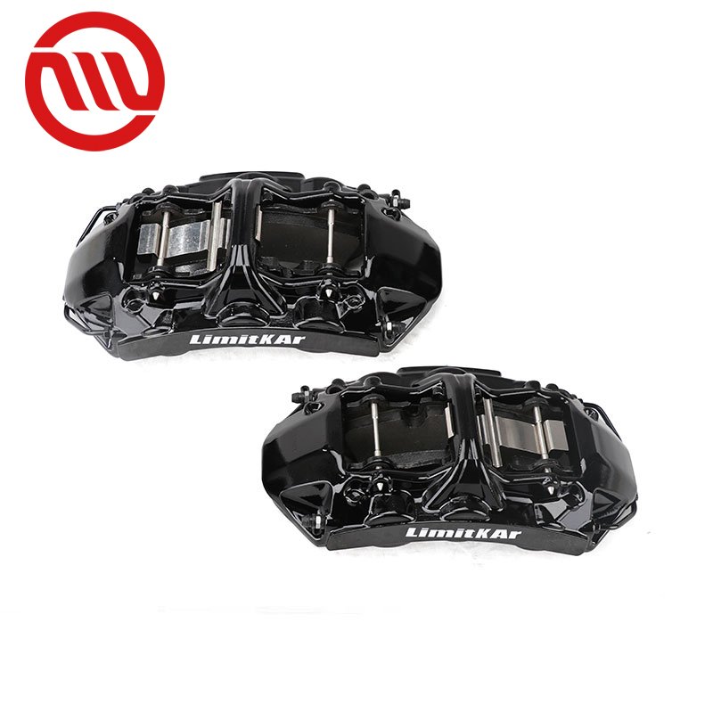 Big Brake Kit GT6 6 Piston Aluminum Brake Caliper Racing Update with Disc Rotors for HONDA Toyota Nissan VW BMW Mazda Lexus