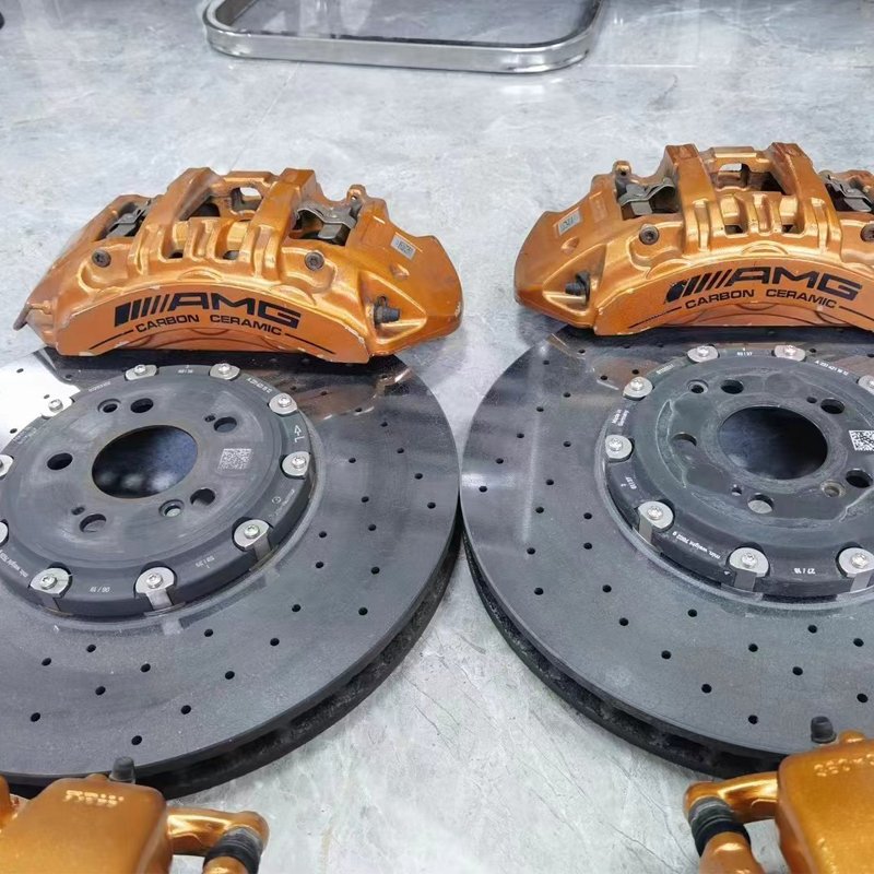Brake Calipers System for Mercedes Benz C63 E63 S63 GLE63 Models New Condition Carbon Ceramic for W205 W213 W222 W167 W463 W464"