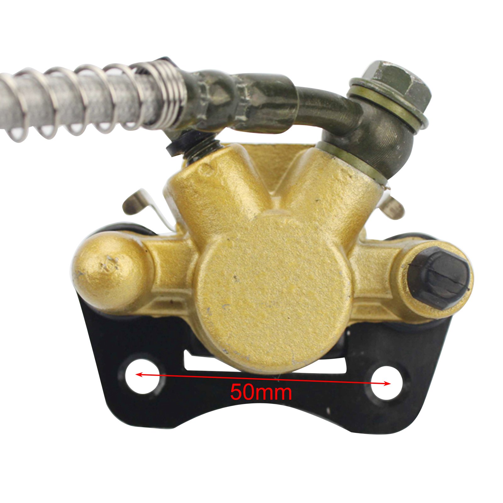 GOOFIT Front Disc Brake Master Cylinder Caliper Assembly With Brake Pads Replacement for Chinese 50cc 70cc 90cc 110cc 125cc ATV