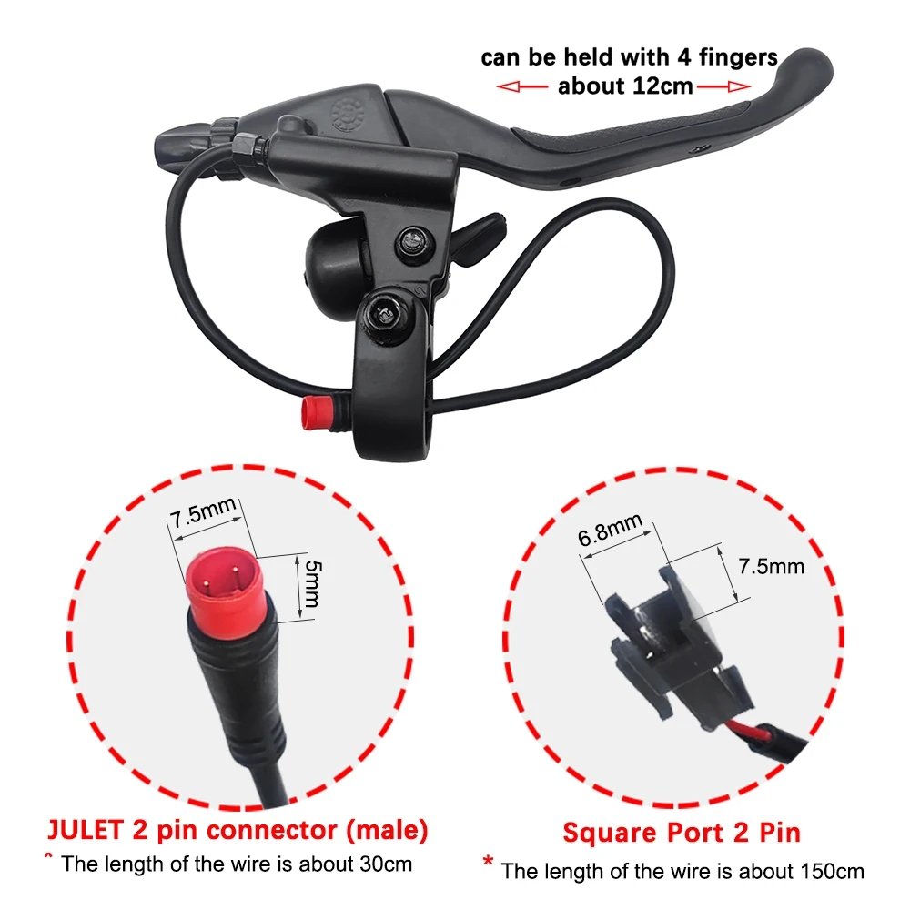 NUTT Electric Brake Lever E-bike for Electric Bike E-scooter Bicycle Cut Off Power Aluminum Alloy Brake MTB Road Bike E-Brake