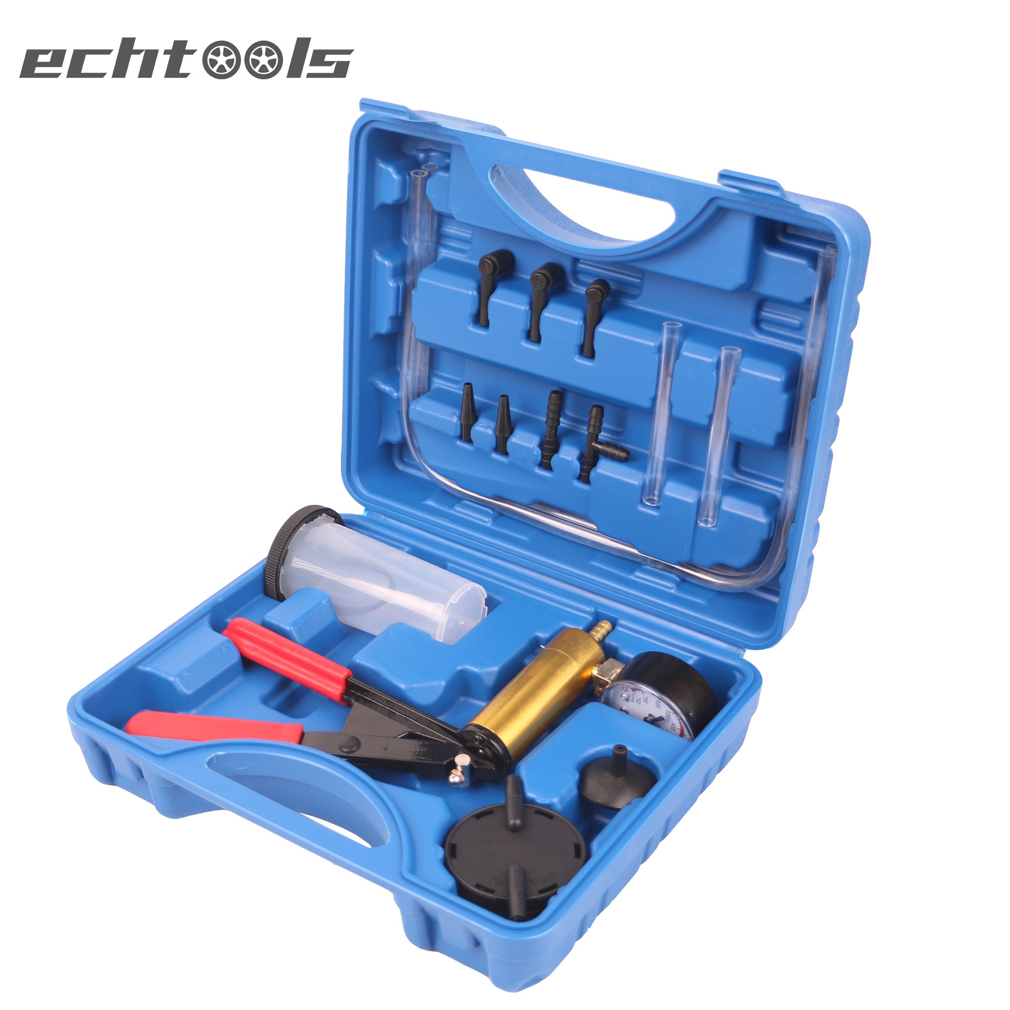 Factory Direct Sale Multifunctional Hand Held Brake Bleeder Tester Set Hand-Held Vacuum Pump EC1517