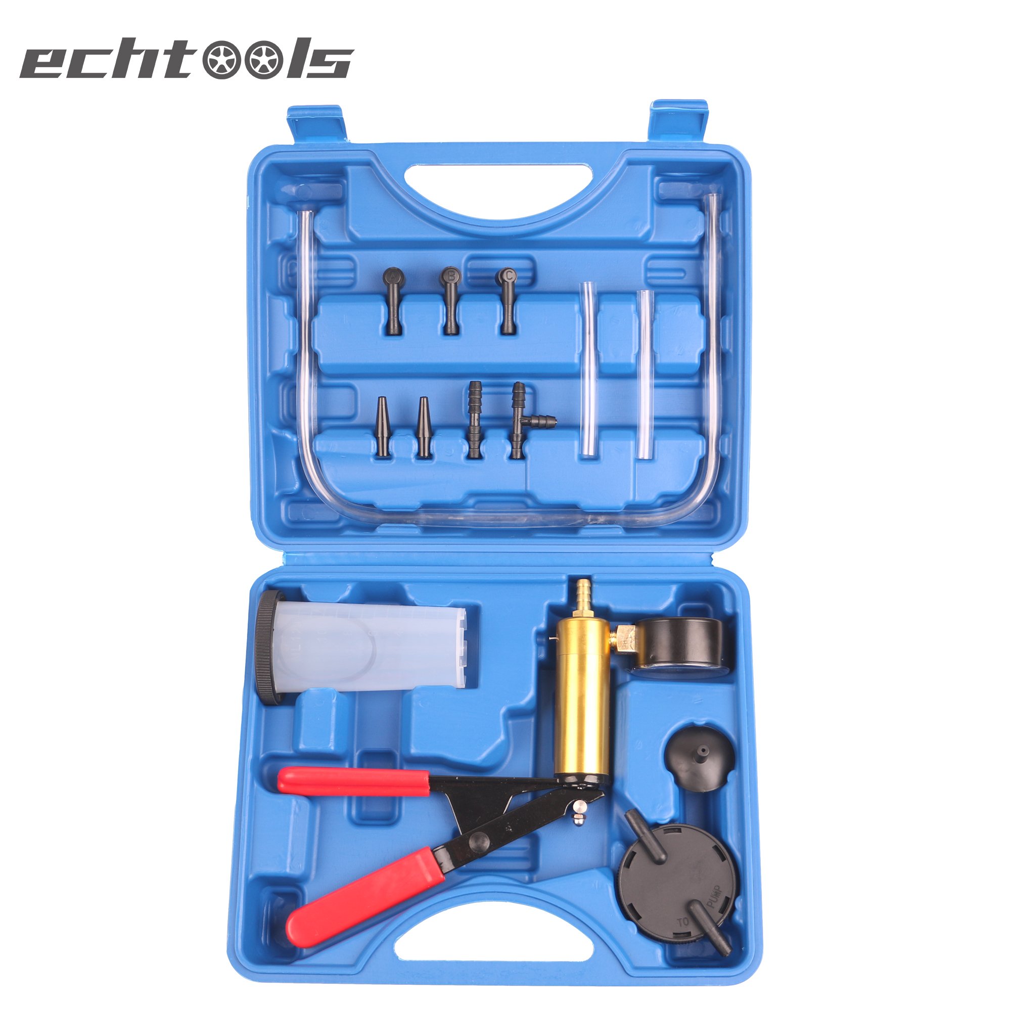 Factory Direct Sale Multifunctional Hand Held Brake Bleeder Tester Set Hand-Held Vacuum Pump EC1517