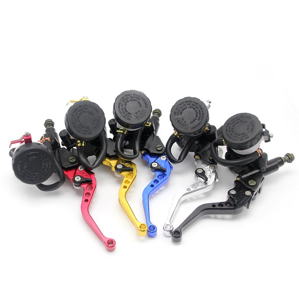 Motorcycle 7/8" 22mm Standard Handle Bar Adjustment Front Brake Master Cylinder Clutch Lever for Sport Bike/Street Bike