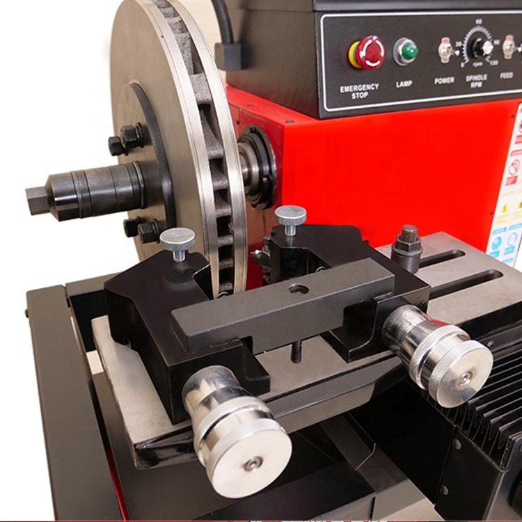 Car Light Truck Ford Raptor Brake Lathe KC500 Brake Disc Cutting Lathe