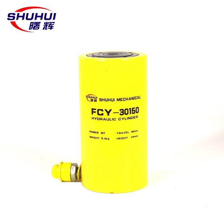 Factory Price FCY Lengthen10ton 20 Ton 30 Ton 50ton 100ton Single Acting Hollow Plunger Hydraulic Cylinder