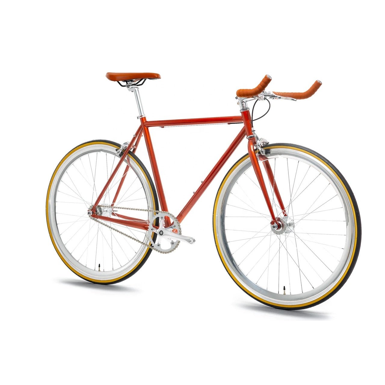 China Classic Vintage Lightweight Steel Frame 700c Freestyle Fixed Gear Bike Single Speed Fixie Bike Bicycle Manufacturer