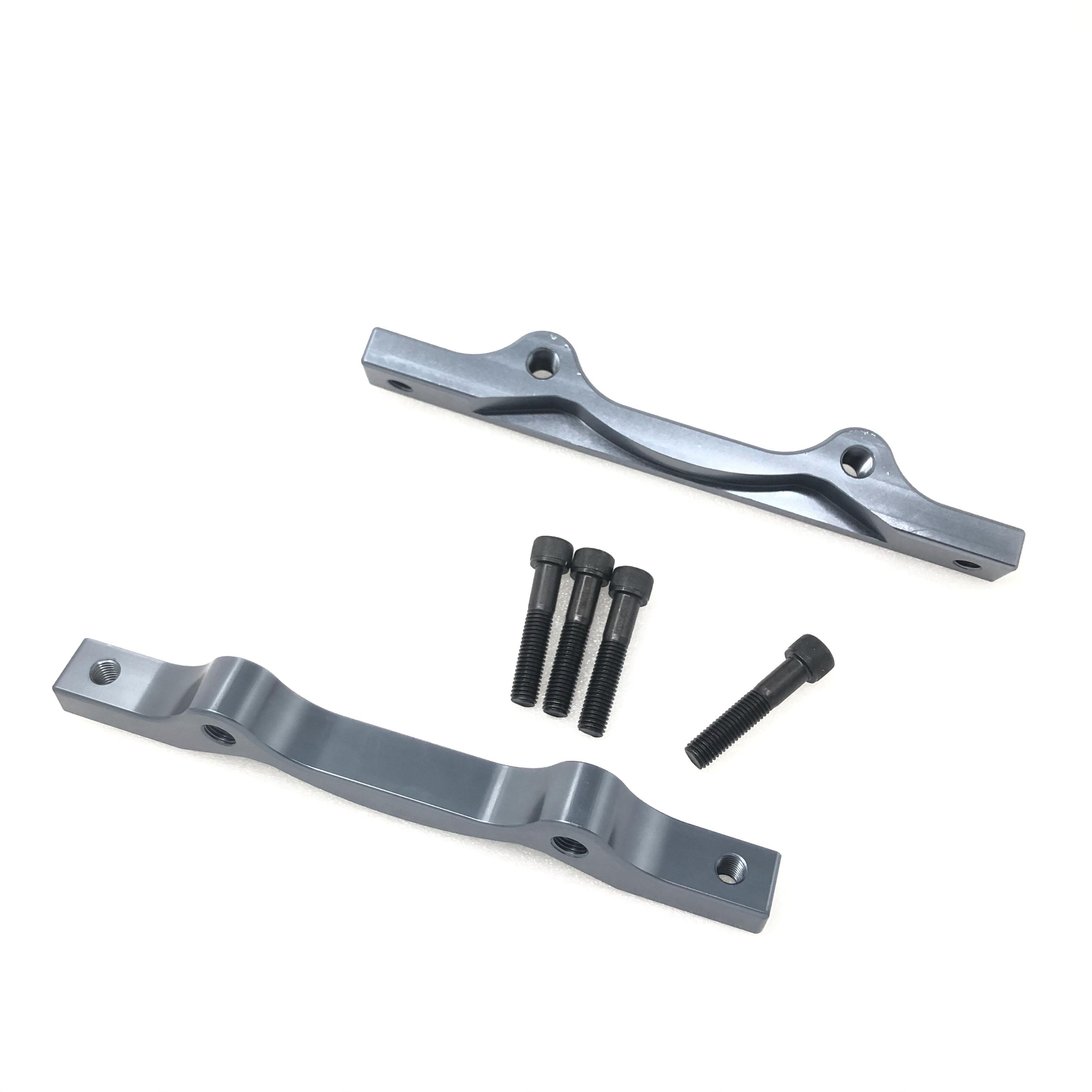 Jekit Aluminum Bracket for Fiat 500 2012 4 Pots Caliper 330x28mm Disc Compatible with Q3 Wrangler Journey Q5 A8 A7 320i Models