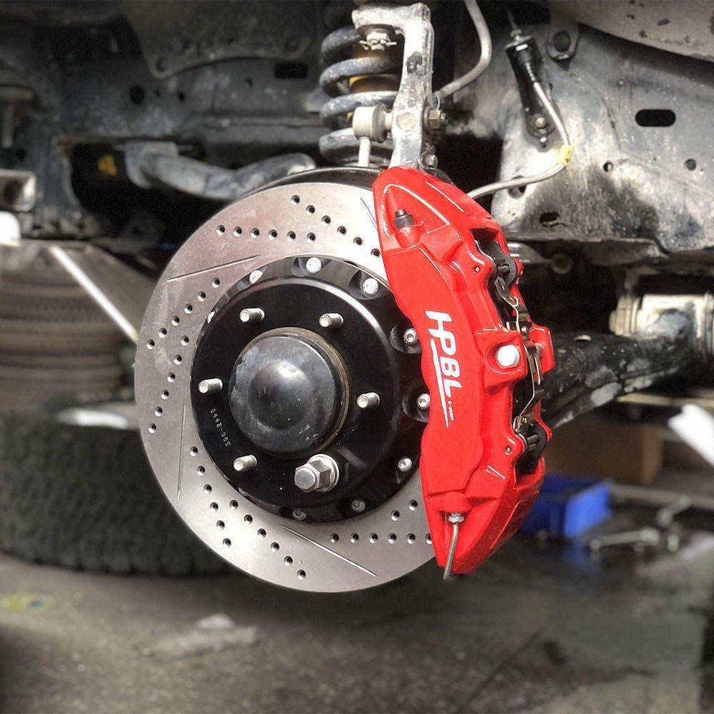 Modified Racing Brake Caliper 6 Pot Caliper Sports Brake 6 Piston Disc 345mm Big Brake Kits