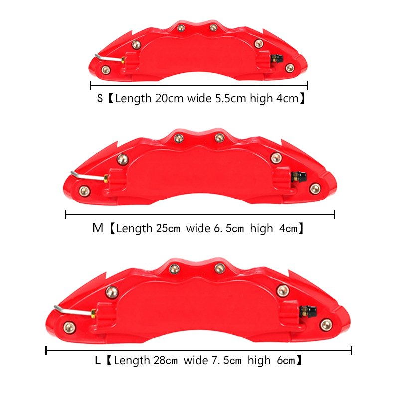 Five Colors Car Modified Caliper Cover Brake Decoration 3D Stereo Brake Disc Caliper Sleeve