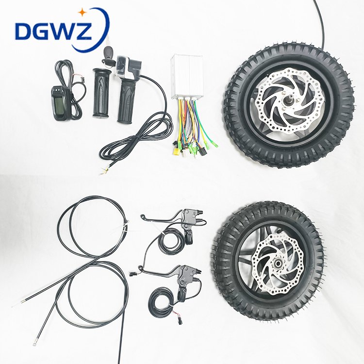 12 Inch 36V48V 250W 350W 500W Brushless Disc Brake Geared Electric Bicycle Hub Motor Conversion Kits Ebike Motor Kit