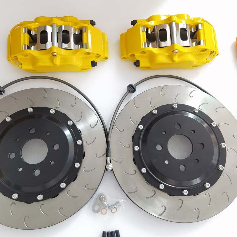 High Performance 4 Pot Brake Caliper 4 Piston Brake Kit Hyundai Santafe 2019 for Vw Golf Mk5 Mk6 Gti Mk7 E46 E90 Car Accessories