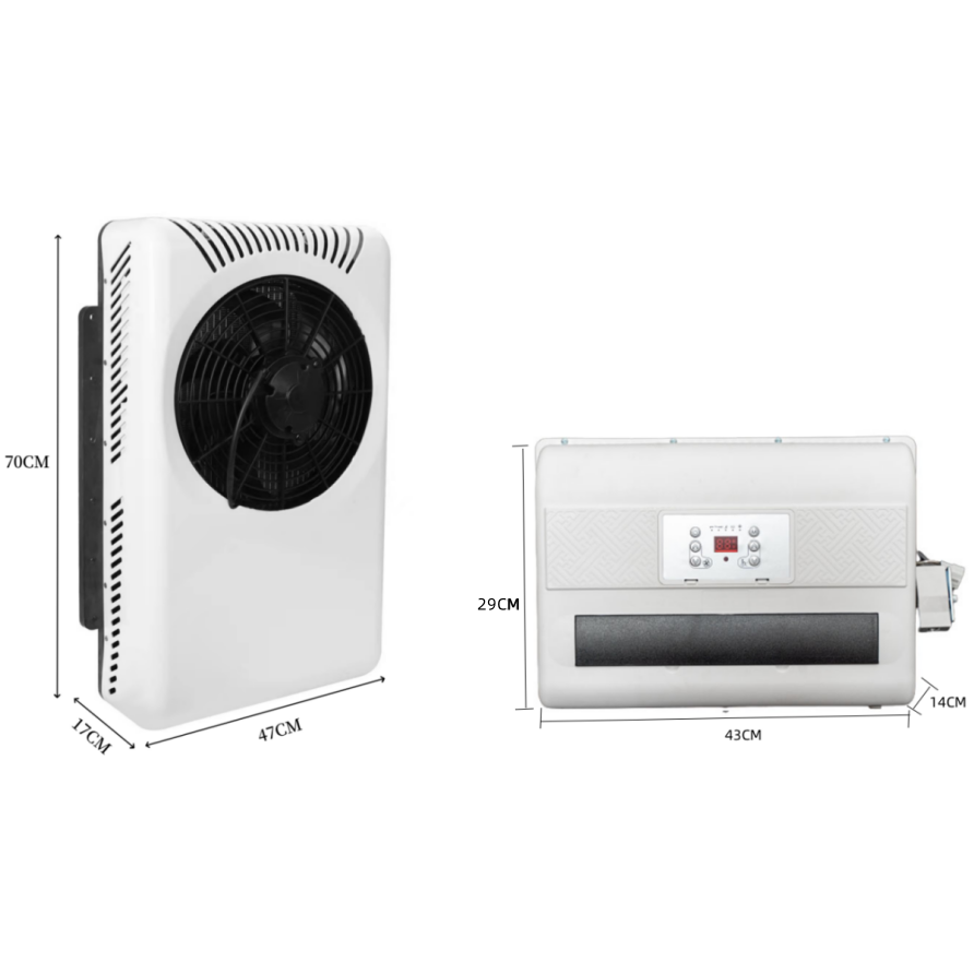 Universal Split air Conditioner 12V/24V Truck air Conditioner for Mini Car RVS Tractor